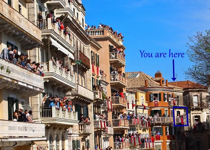 Ideally Situated Corfu Old Town Apartment